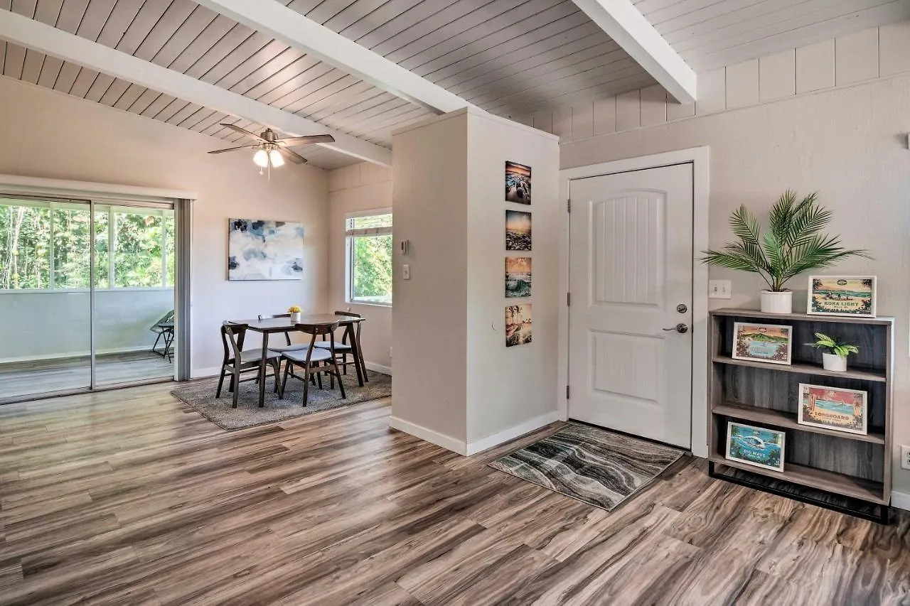 Сasa de vacaciones Villa Sunny Pahoa Retreat Snorkel, Hike And Shop!