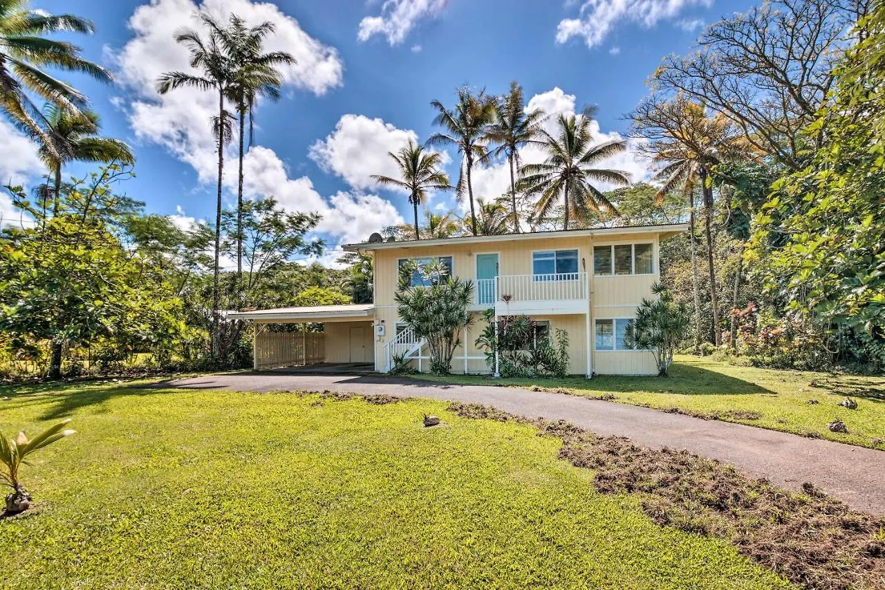 Villa Sunny Pahoa Retreat Snorkel, Hike And Shop! 0*,