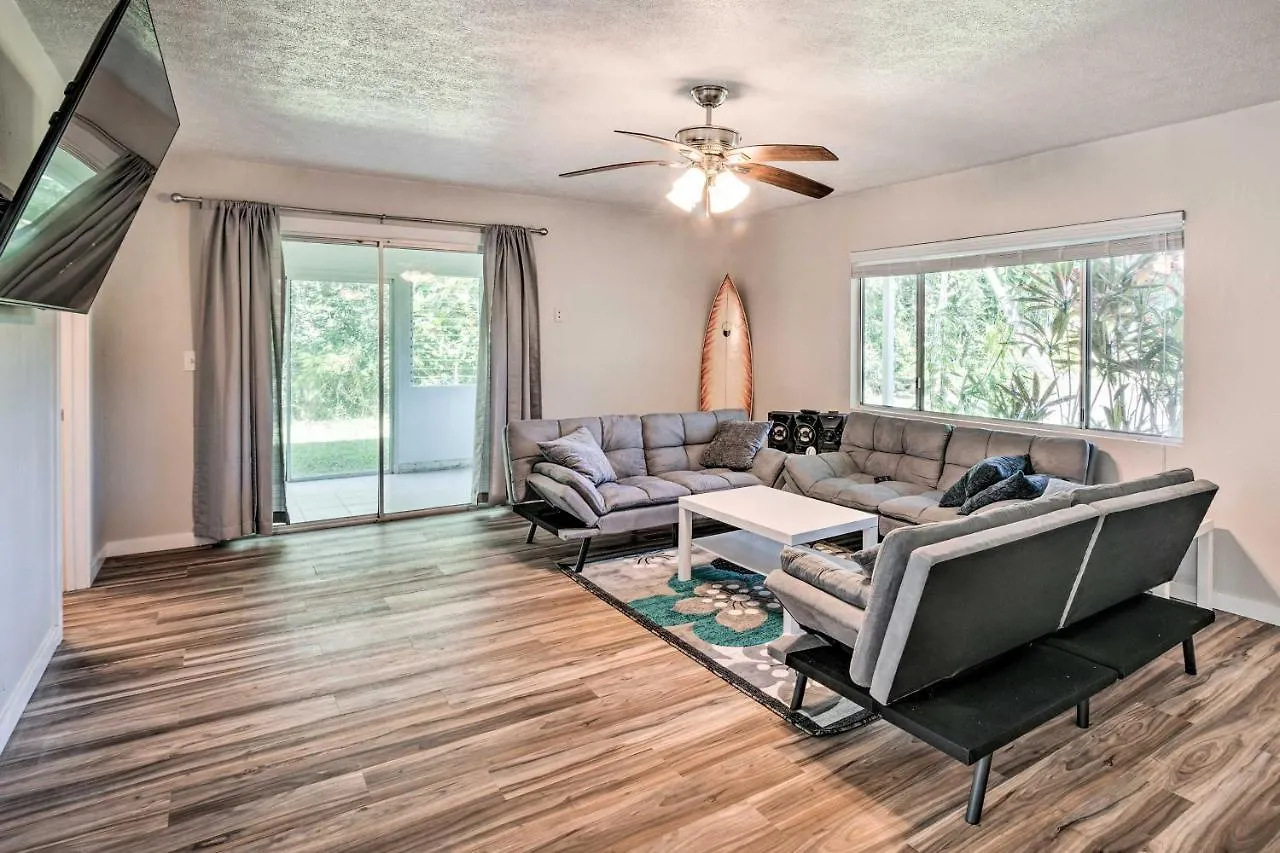 Ferienhaus Villa Sunny Pahoa Retreat Snorkel, Hike And Shop! USA